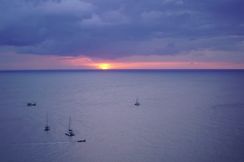 ピピ島　夕日